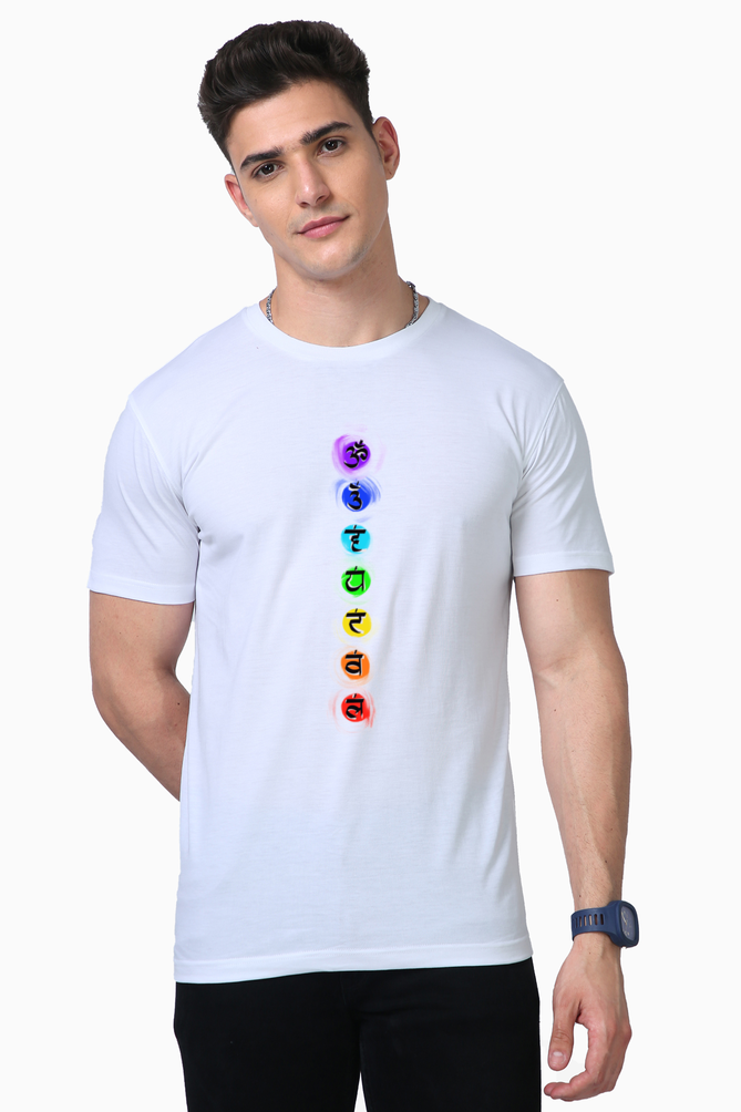 Unisex Supima Cotton T shirt - Chakras