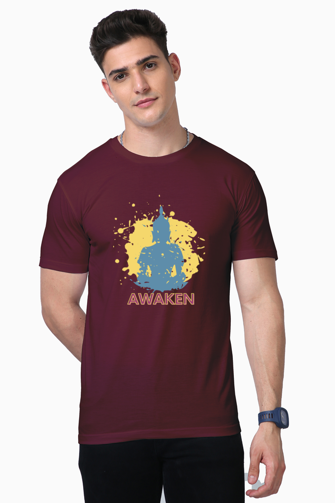 Unisex Supima Cotton T shirt - Buddha Awaken