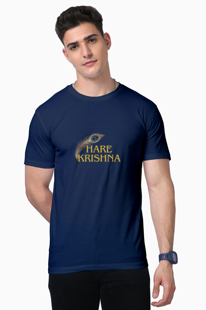 Unisex Supima Cotton T shirt - Hare Krishna