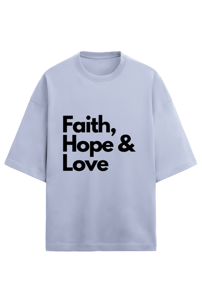 Unisex Oversized Cotton Terry T (Mildly Warm)