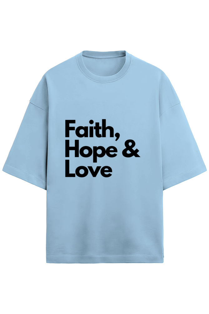 Unisex Oversized Cotton Terry T (Mildly Warm)