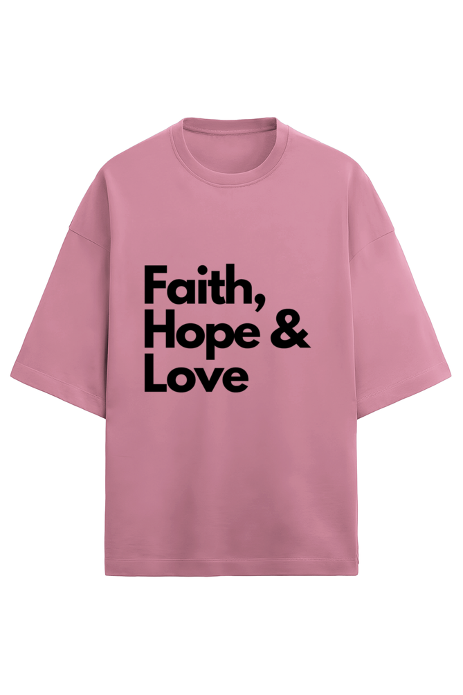 Unisex Oversized Cotton Terry T (Mildly Warm)