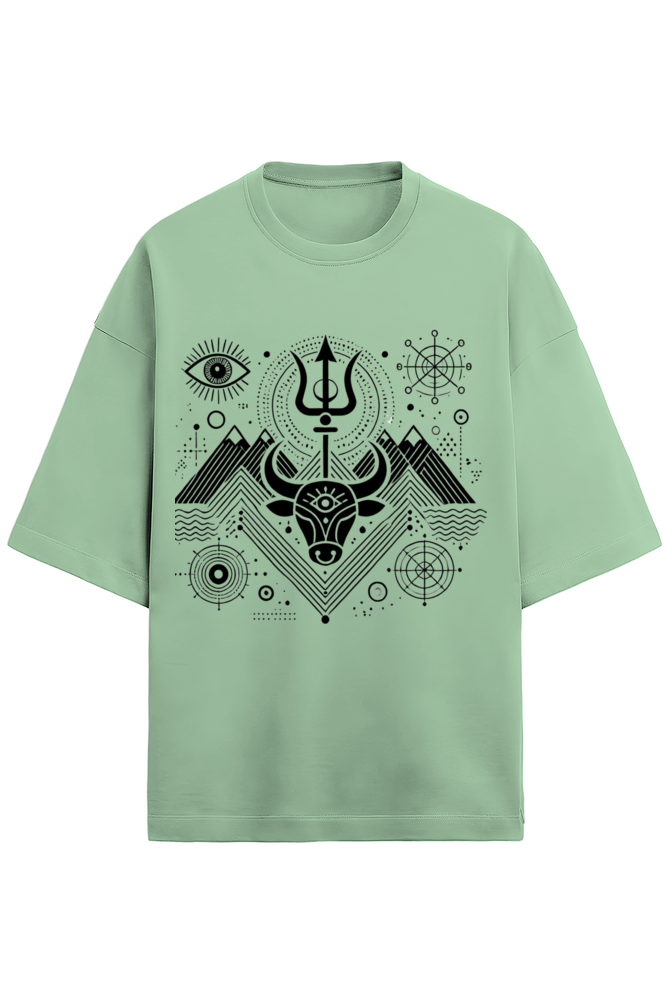 Unisex Oversized Cotton Terry T (Mildly Warm)