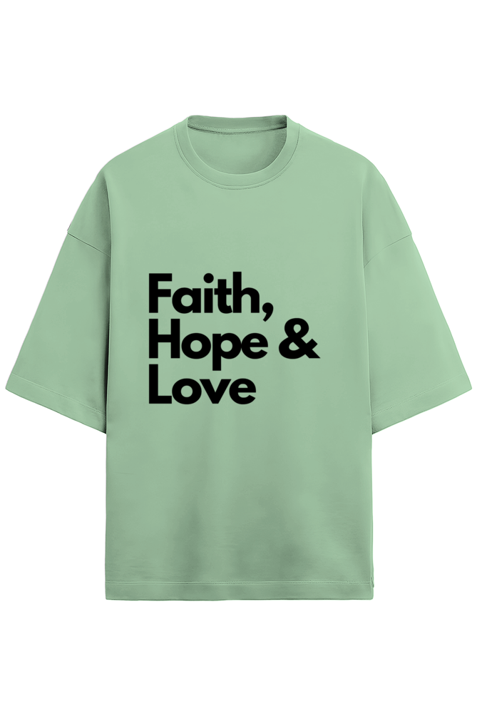 Unisex Oversized Cotton Terry T (Mildly Warm)