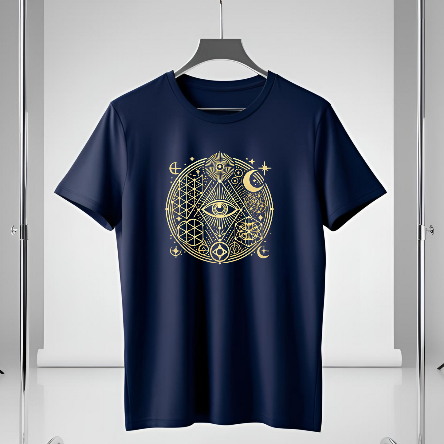 Unisex Cotton Supima T Shirt - Golden Circle