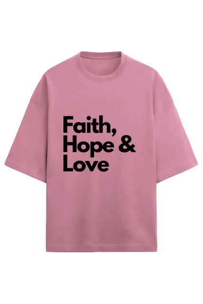 Unisex Oversized Cotton Terry T (Mildly Warm)