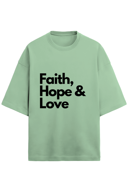 Unisex Oversized Cotton Terry T (Mildly Warm)